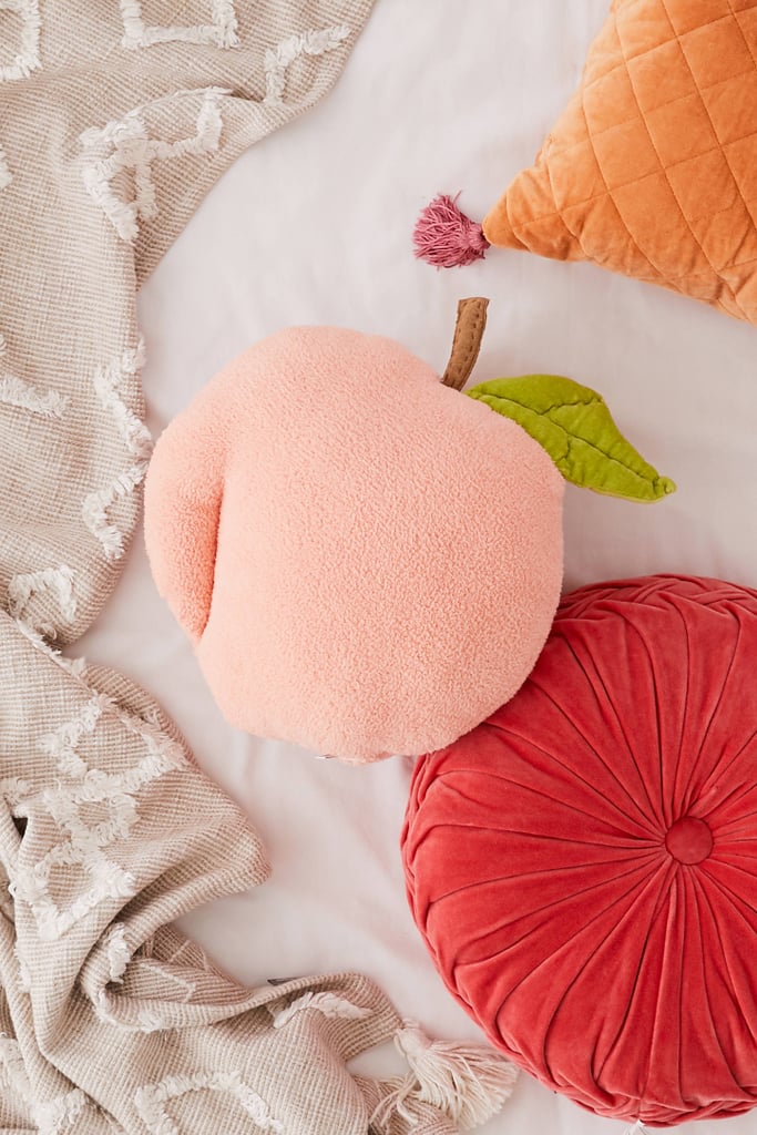Fuzzy Peach Pillow