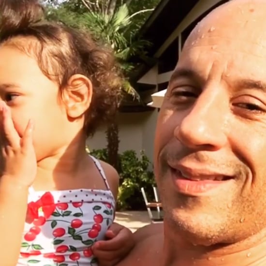 Vin Diesel Swimming With Kids Instagram June 2016