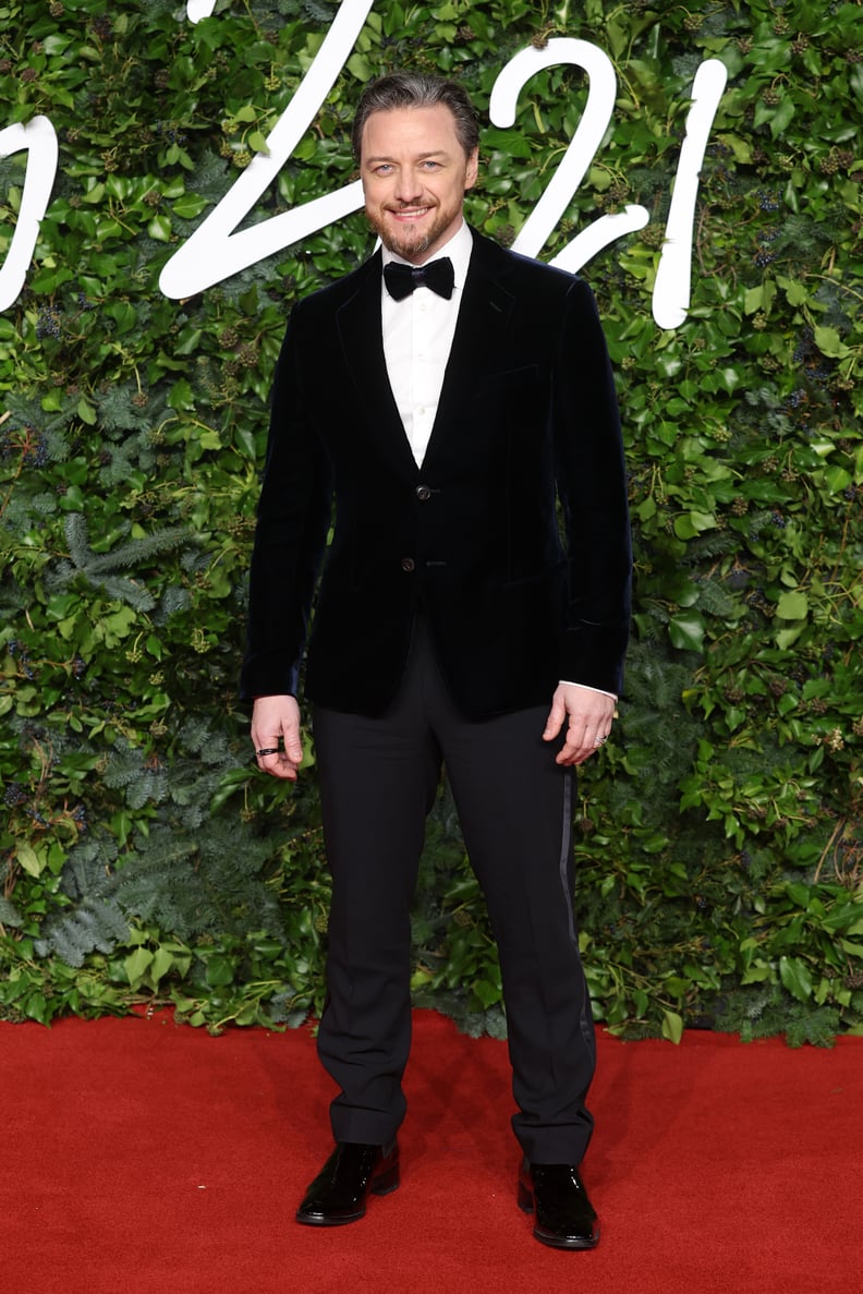James McAvoy at the 2021 Fashion Awards
