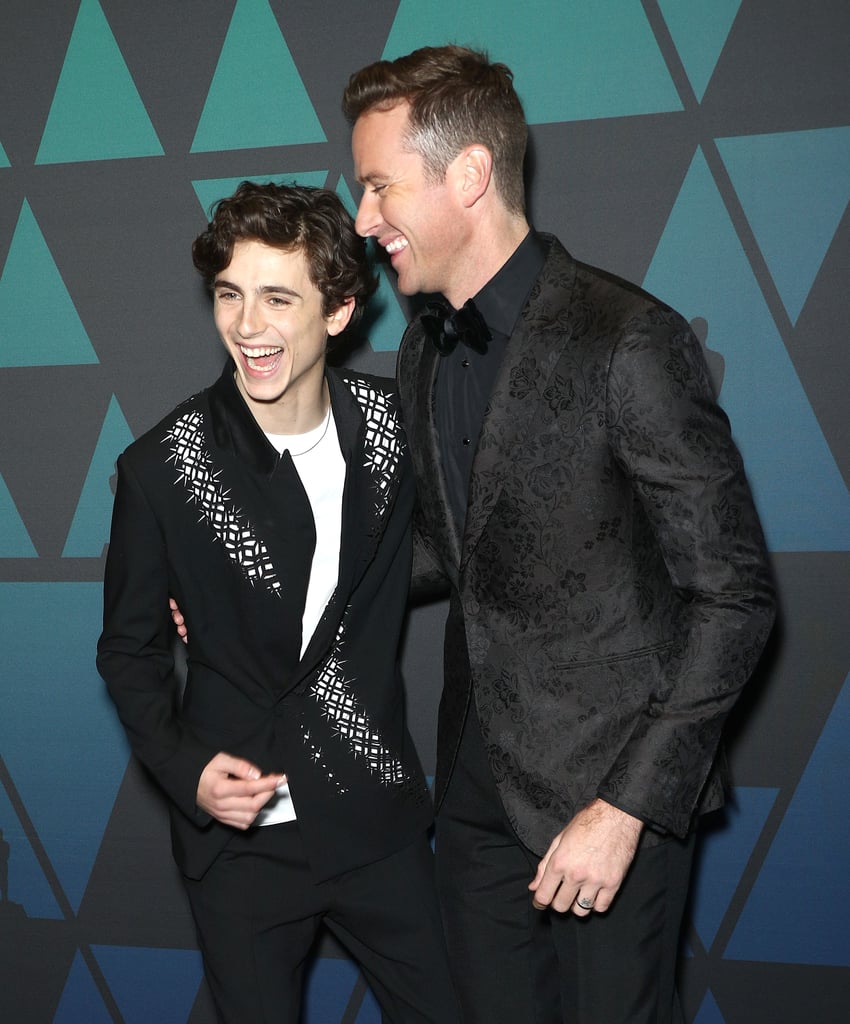 Thomethee Chalamet and Armie Hammer