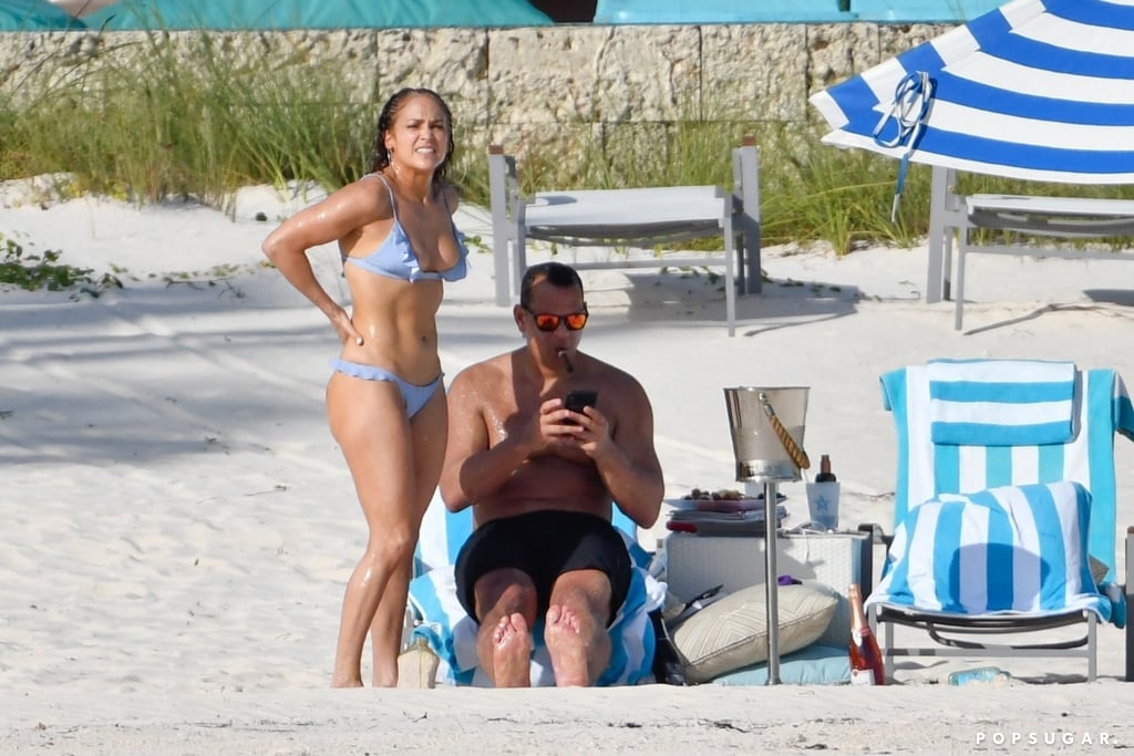 Jennifer Lopez and Alex Rodriguez in the Bahamas March 2019