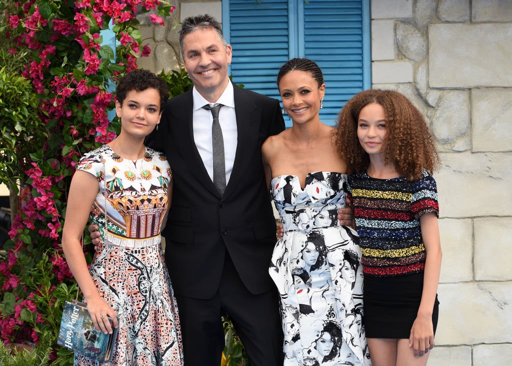 Thandie Newton and Ol Parker at the premiere of Mamma Mia! Here We Go Again, 2018