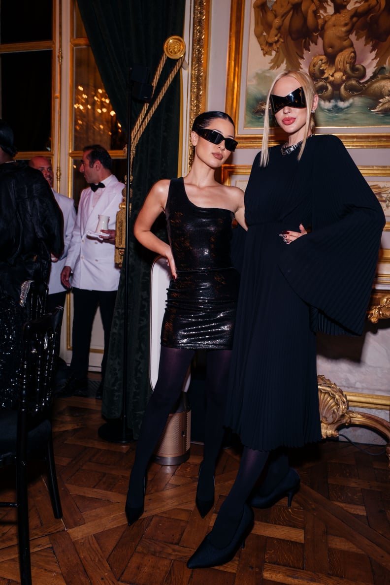 Alexa Demie and Christine Quinn at the Balenciaga Couture Dinner