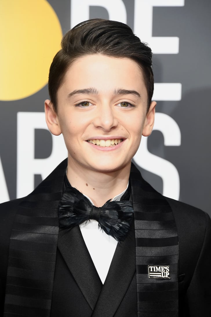 Noah Schnapp | Time's Up Pin at the Golden Globes 2018 ...