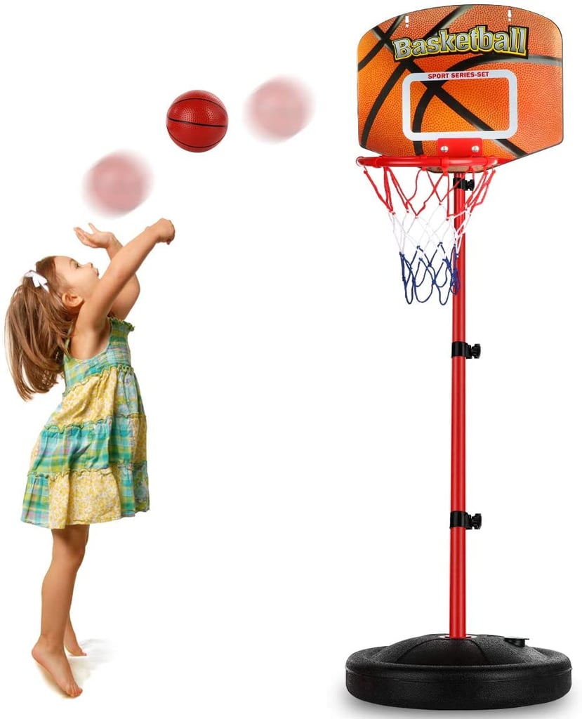 For the Mini Baller: AugToy Toddler Adjustable Basketball Hoop Stand