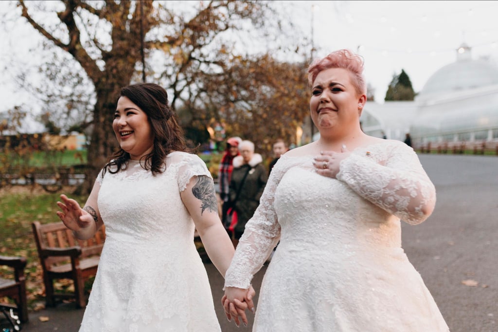 As shown in the photos, captured by wedding photographer Kirsty McLachlan, the boy was ecstatic. "Two princesses then?!"
The boy's mom gave a response that, to this day, both Bea and Emma appreciate: "Yes, two princesses can marry each other!"
According to Bea, it was as if the boy's mind was blown — his response was a mix of stunned awe, and it made for one of the sweetest encounters of their already-special wedding day.