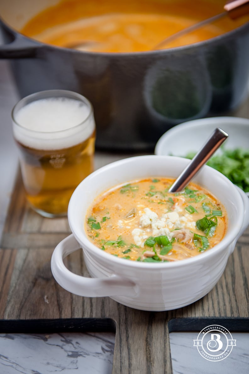 Buffalo Beer Chicken Wing Soup​