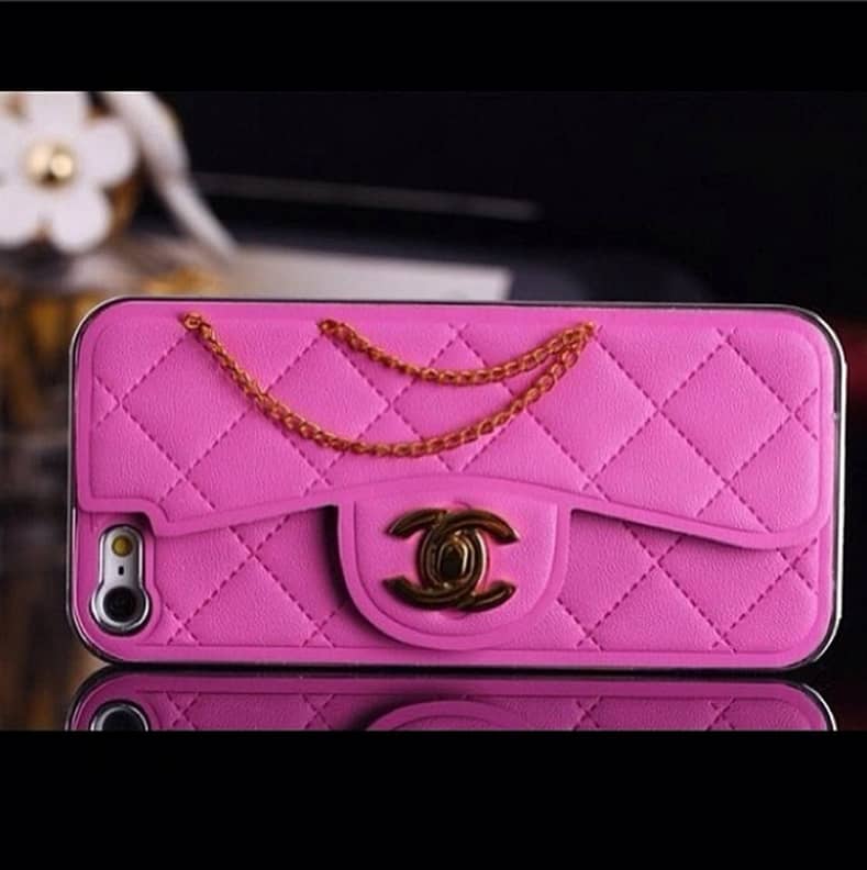 chanel purse phone case iphone