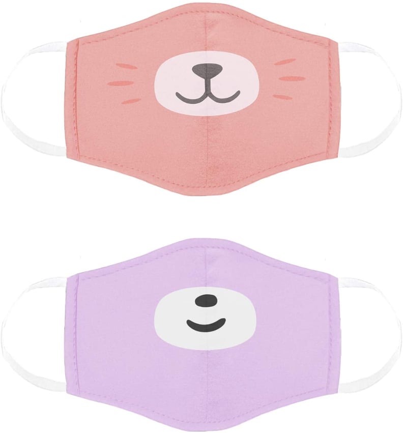 Cubcoats Kids Face Masks Kali The Kitty & Bori The Bear 2 Pack