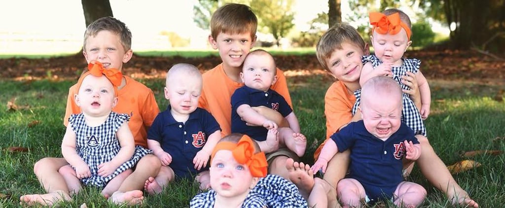 Couple Decides to Try For a 4th Baby and Becomes a Family of 11 With 1 Pregnancy