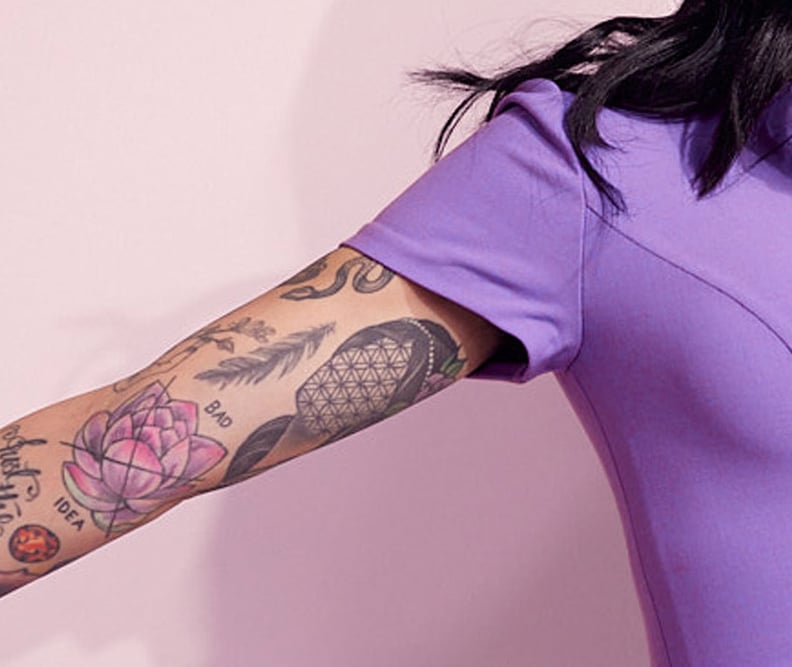 Julia Michaels's Faceless Woman Tattoo