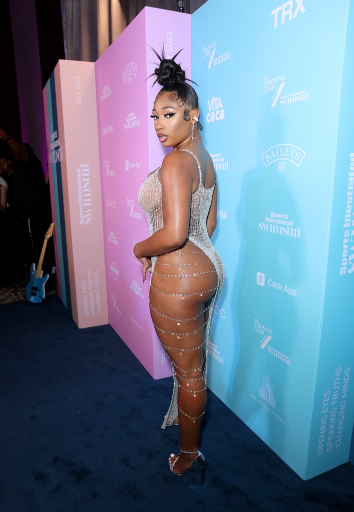 Megan Thee Stallion, Leyna Bloom at Sports Illustrated Party
