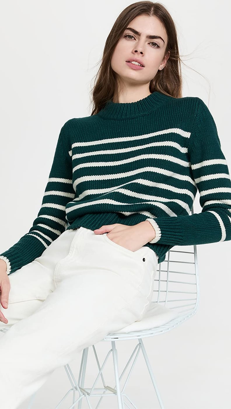 A Luxurious Sweater: Faherty Cuddle Stripe Crew Sweater