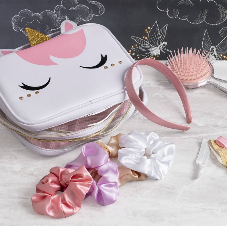 For the Budding Beauty Enthusiast: FAO Schwarz Unicorn Salon Hair Accessory Set