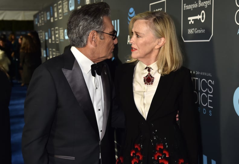 Eugene Levy and Catherine O'Hara at the 2019 Critics' Choice Awards