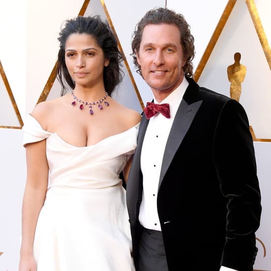 Matthew McConaughey and Camila Alves at the 2018 Oscars