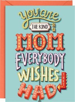 Marquee Mother's Day card