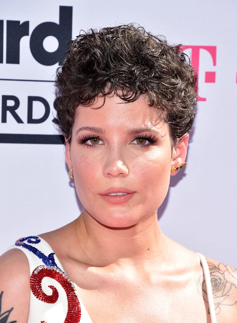 Halsey With Curly Hair