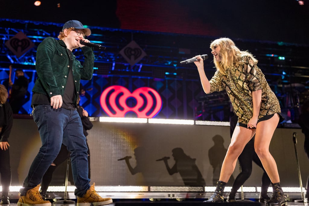 Pictured: Ed Sheeran and Taylor Swift