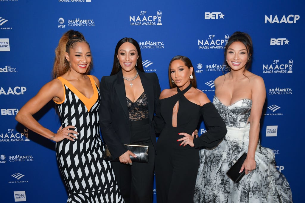 Amanda Seales, Tamera Mowry-Housley, Adrienne Houghton, and Jeanie Mai at NAACP Image Awards Dinner