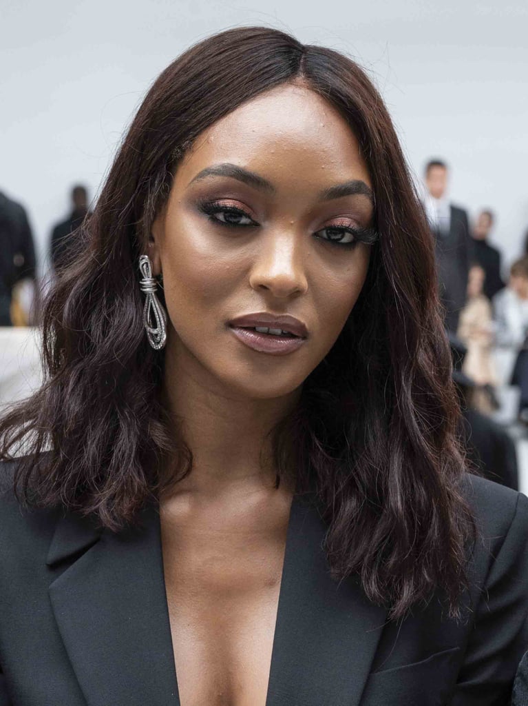 Jourdan Dunn's Soft Burgundy Lids Jourdan Dunn's Soft Burgundy Lids