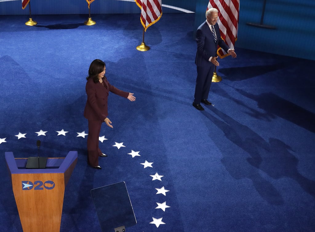 The Meaning Behind Kamala Harris's Plum Pantsuit at the DNC