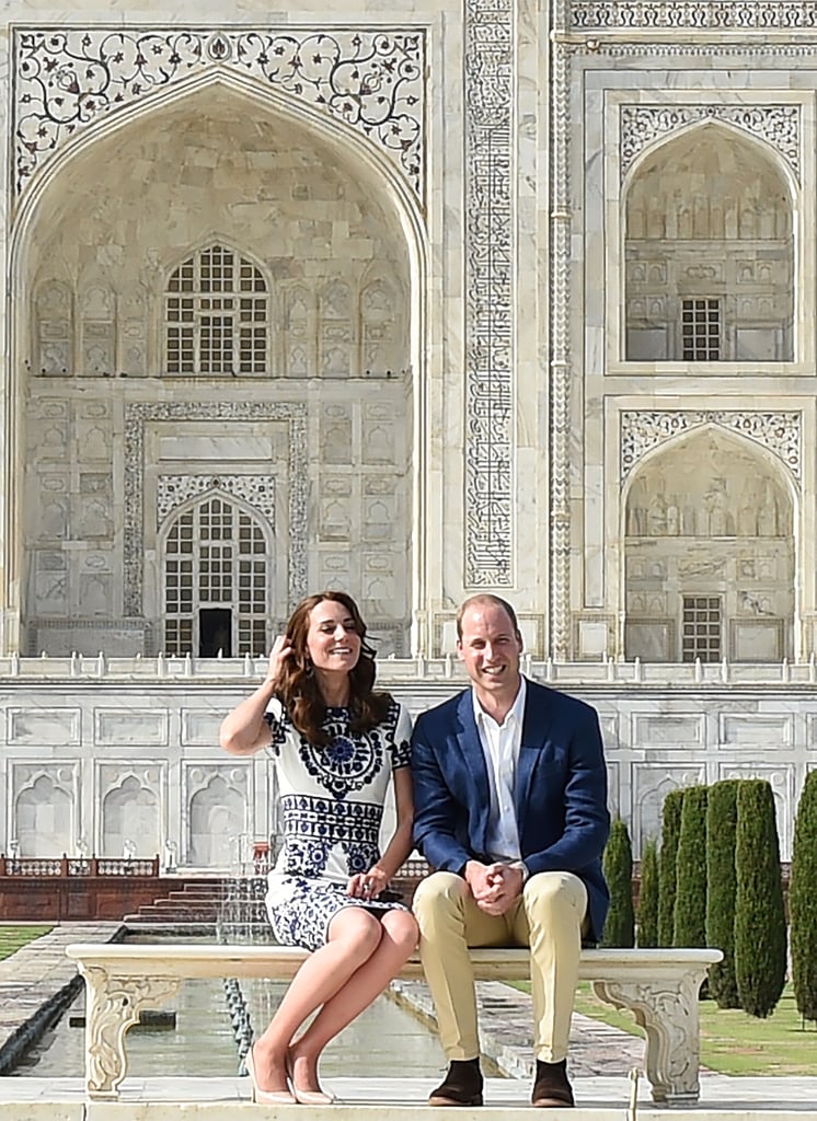 Kate Middleton's Naeem Khan Dress at the Taj Mahal 2016