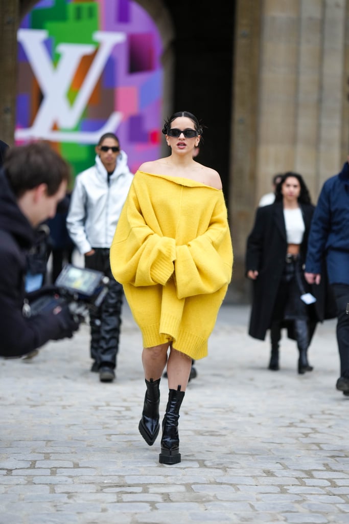 Rosalía at the Louis Vuitton Menswear Fall 2023 Show