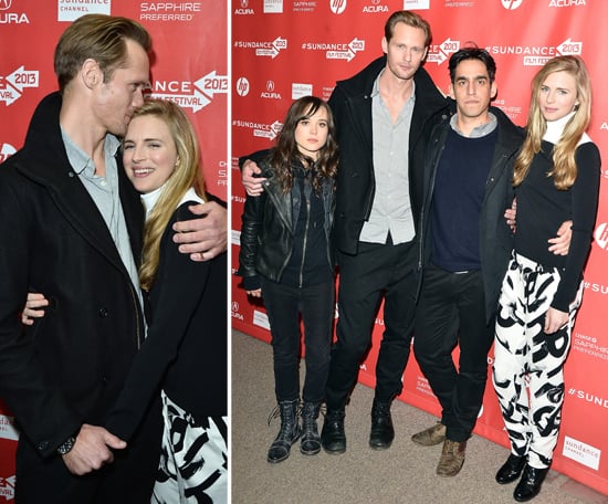 Alexander Skarsgard Cozies Up With His Costars at Sundance Alexander Skarsgard Cozies Up With His Costars at Sundance