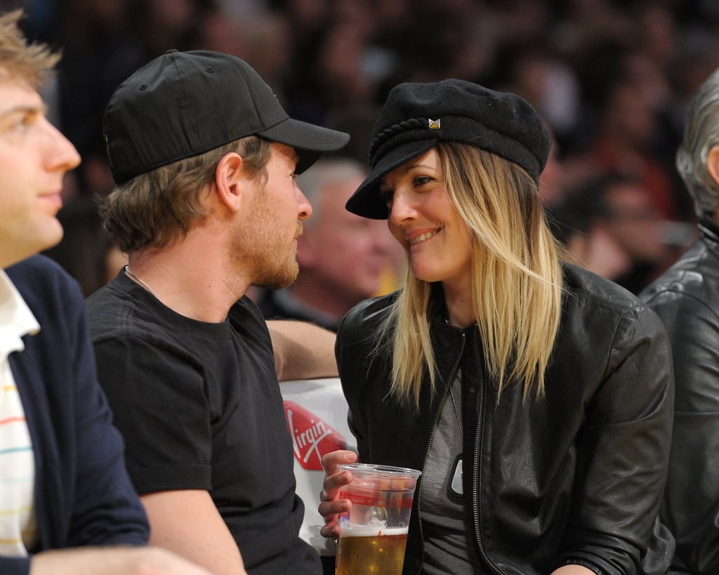 Drew couldn't take her eyes off Will during a March 2011 Lakers game.