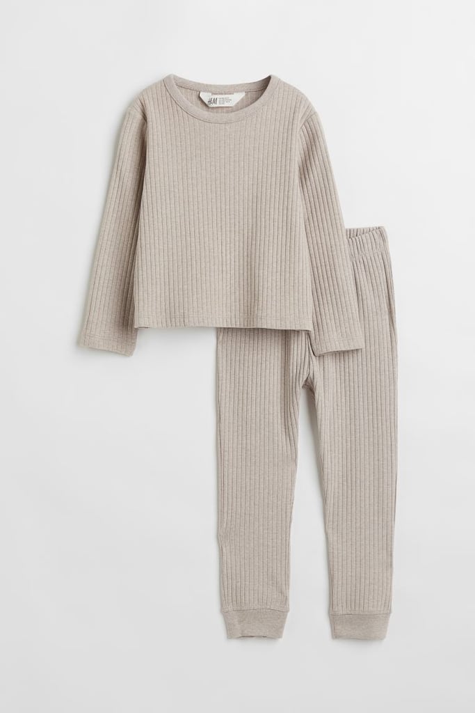 Cute Pajamas: H&M Ribbed Cotton Pajamas