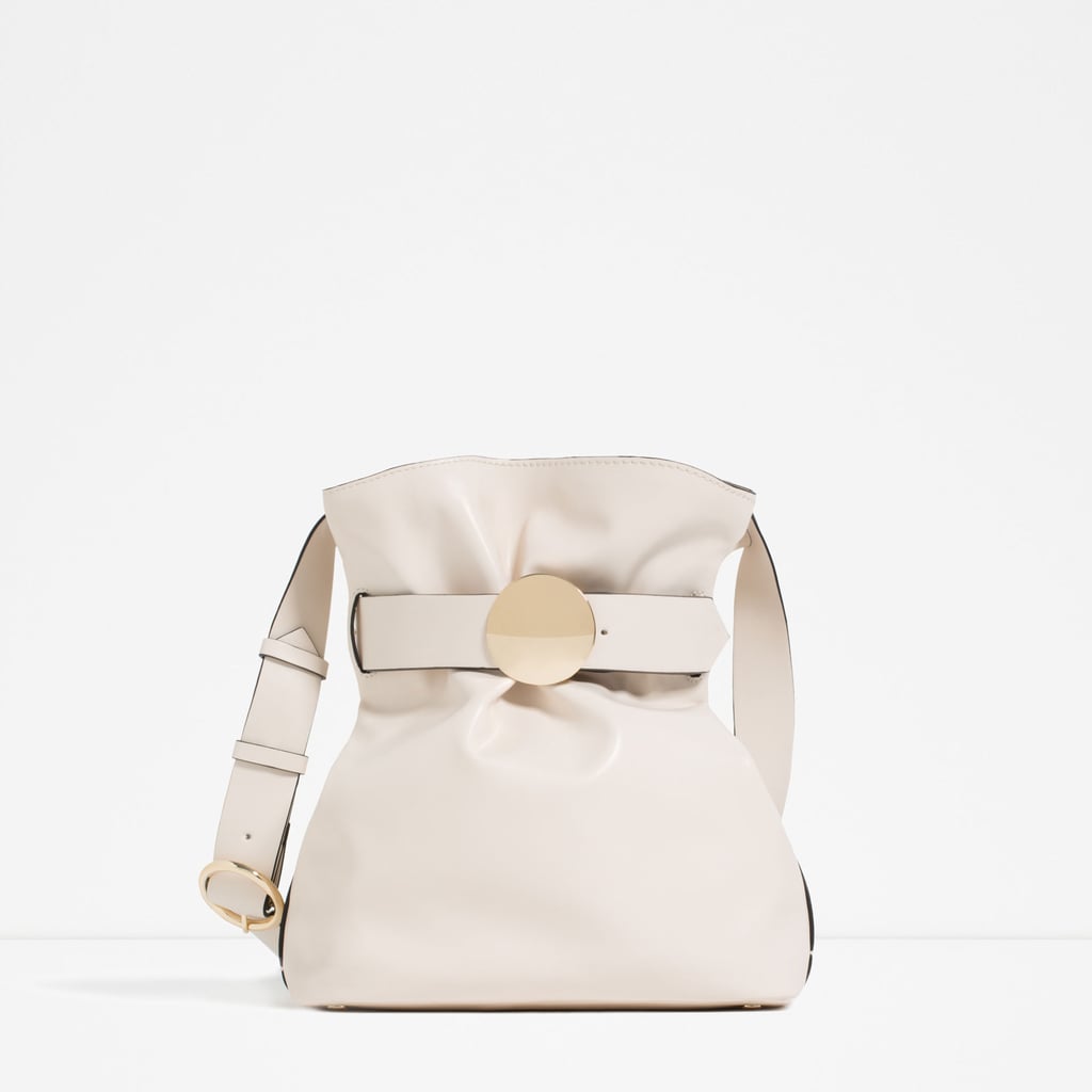 Zara Brooch Clasp Bucket Bag ($36)