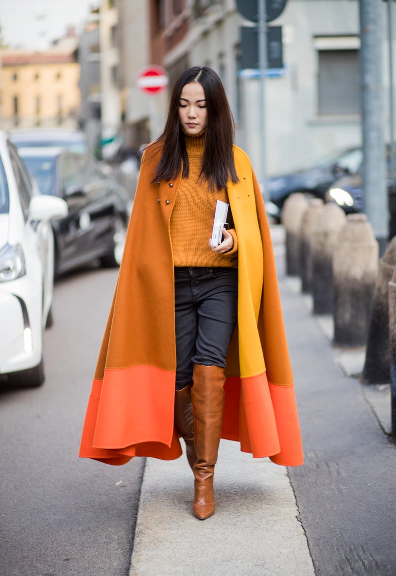 Orange Street Style Outfits | POPSUGAR Fashion