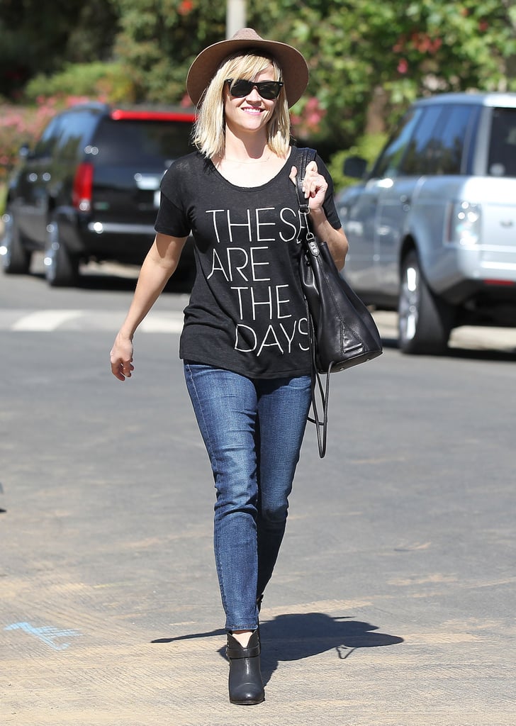 Reese Witherspoon went for a Wednesday stroll in Brentwood.