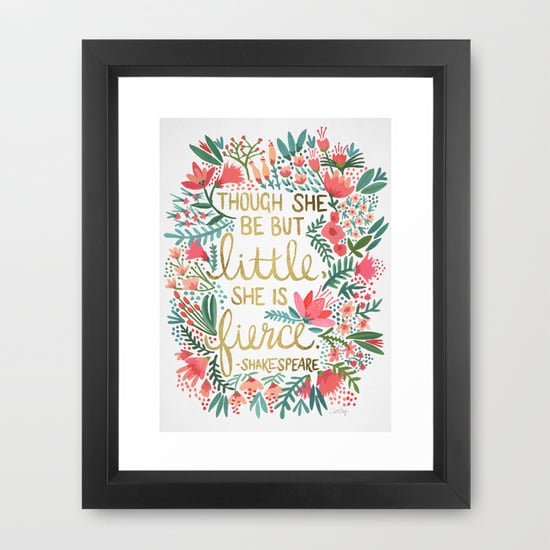 Framed Shakespeare Quote Print
