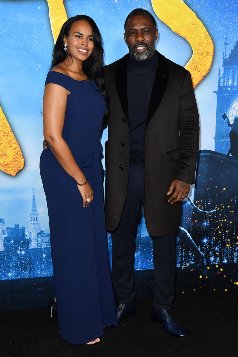 Sabrina Dhowre and Idris Elba at the Cats World Premiere in NYC