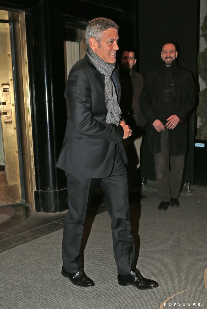 George Clooney and New Girlfriend, Amal Alamuddin, in NYC