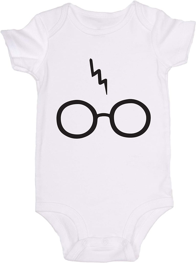 Harry Potter Glasses and Bolt Onesie