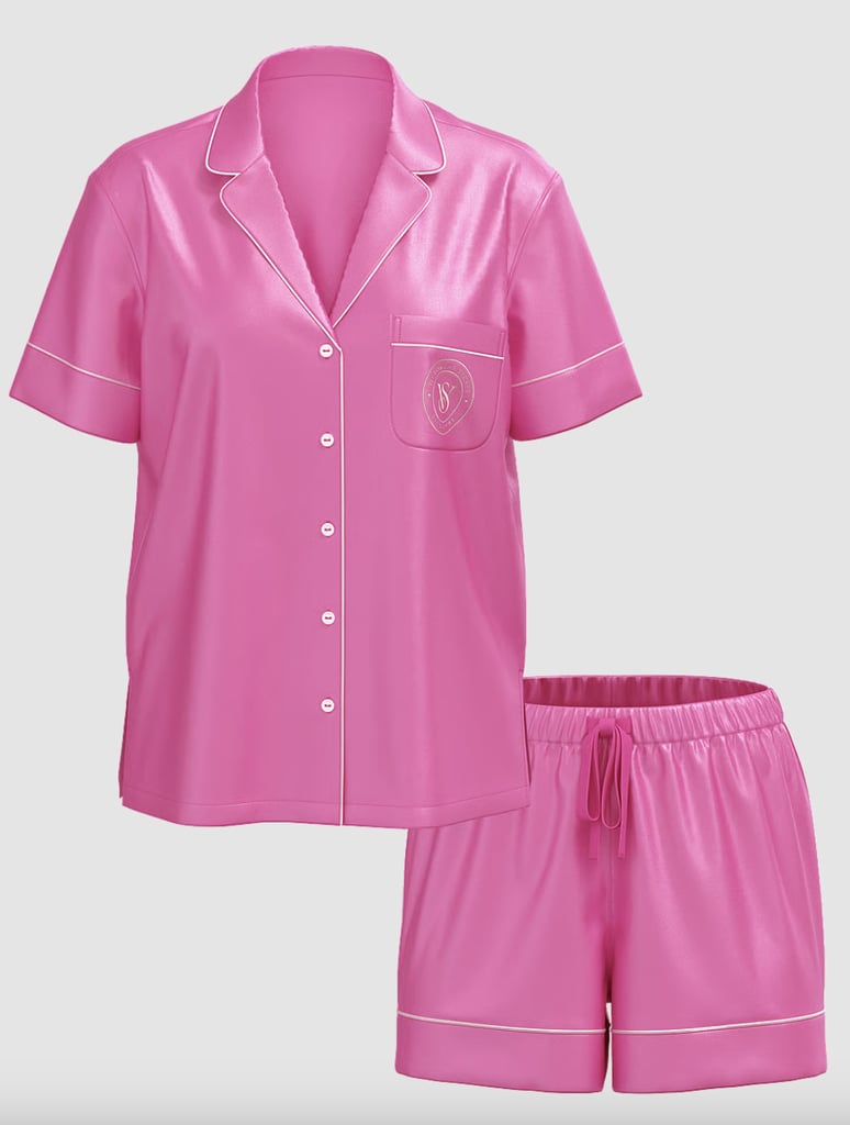 Victoria's Secret Glazed Satin Short Pajama Set