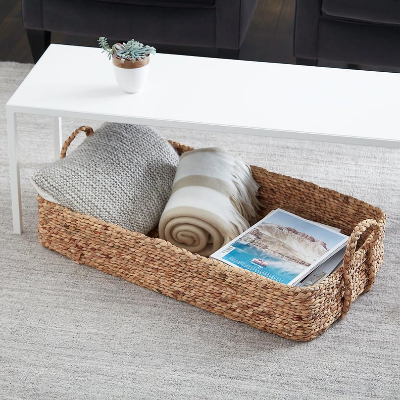 Water Hyacinth Natural Weave Coffee Table/Under Bed Bin