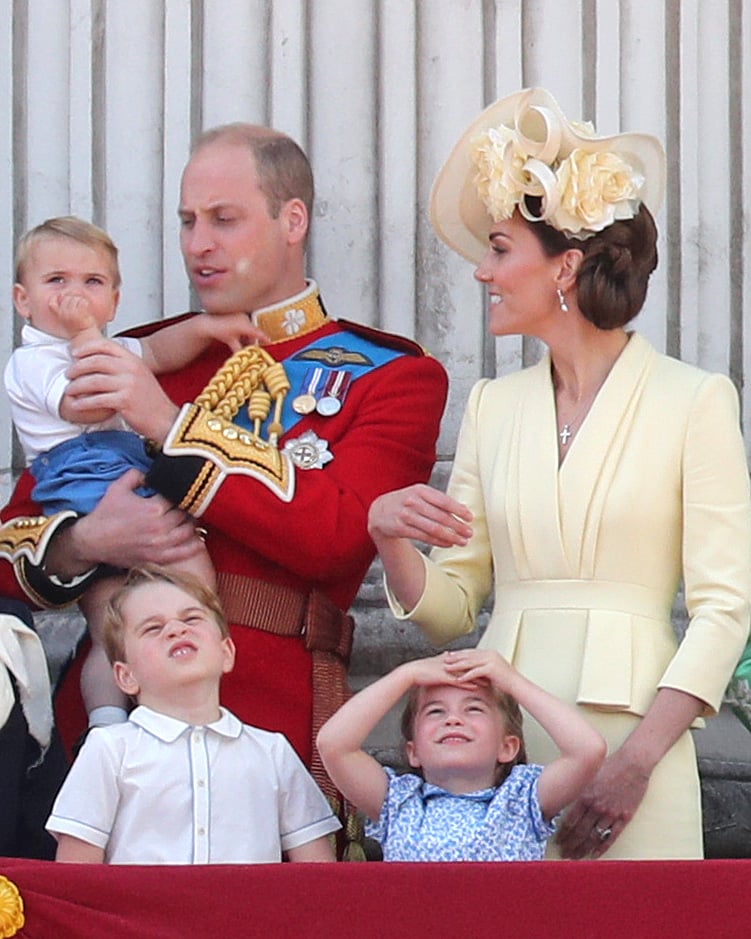 Prince Louis Sucking His Thumb At Trooping the Colour 2019