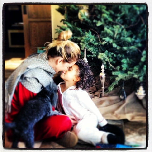 Ellen Pompeo and Stella Luna shared a sweet moment after Christmas.
Source: Instagram user ellenpompeo