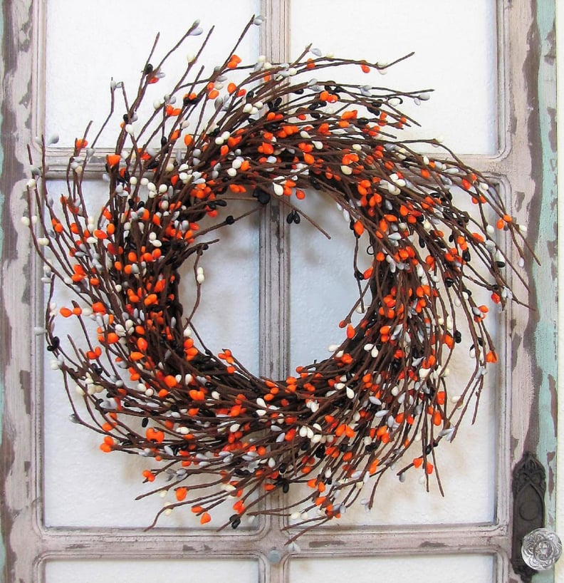 Mini Halloween Pip Berry Wreath