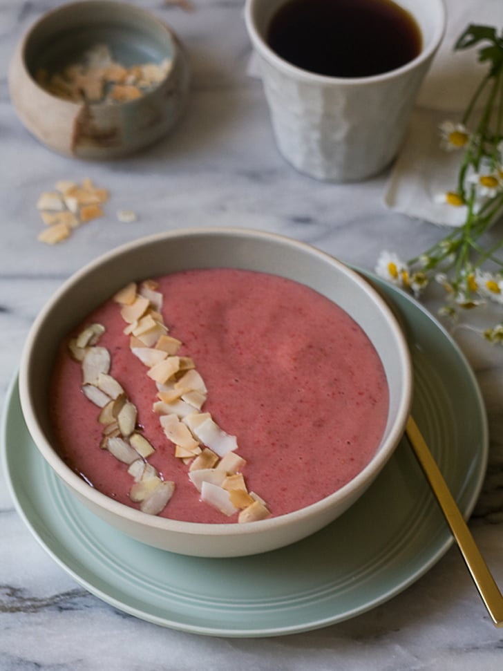 Strawberry Almond Banana Smoothie Bowls