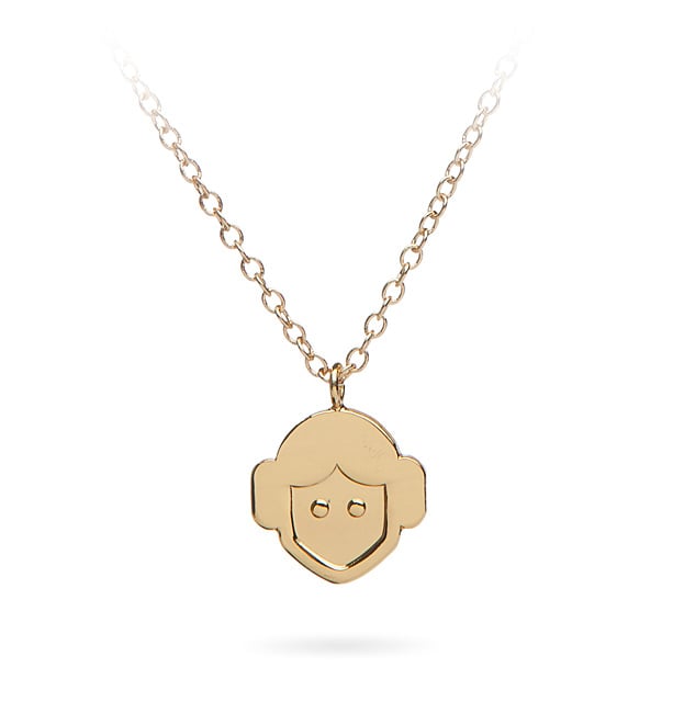 Princess Leia Emoji Necklace