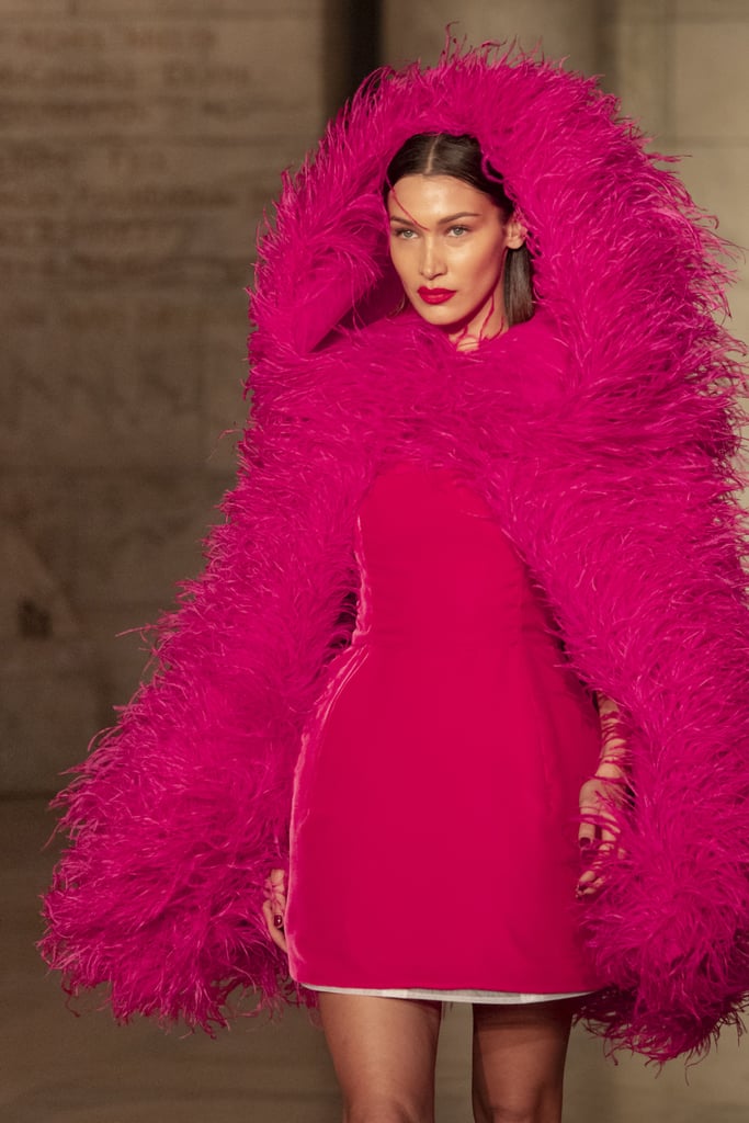 Bella Hadid on the Oscar de la Renta Fall 2020 Runway | See Oscar de la ...