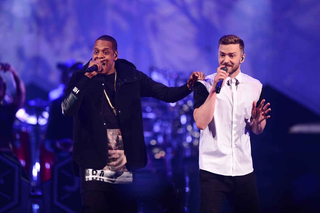 Jay Z made a surprise cameo during Justin Timberlake's Brooklyn, NY, concert on Sunday night.