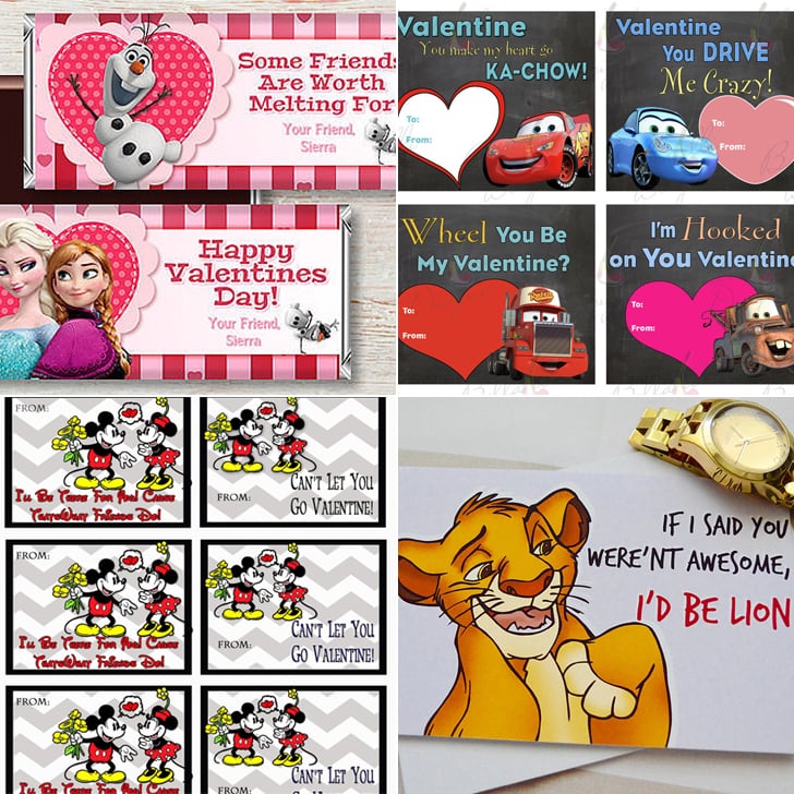 Disney Valentine's Day Card Ideas