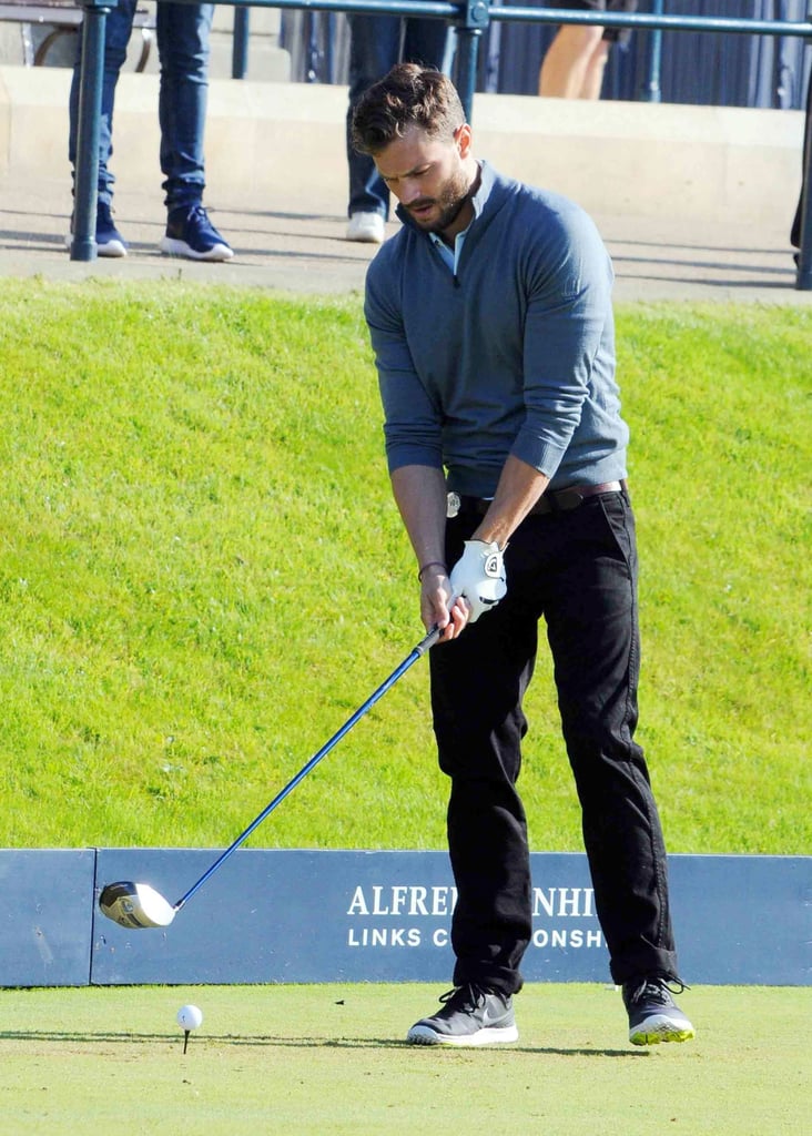 Jamie Dornan Playing Golf in Scotland | Pictures