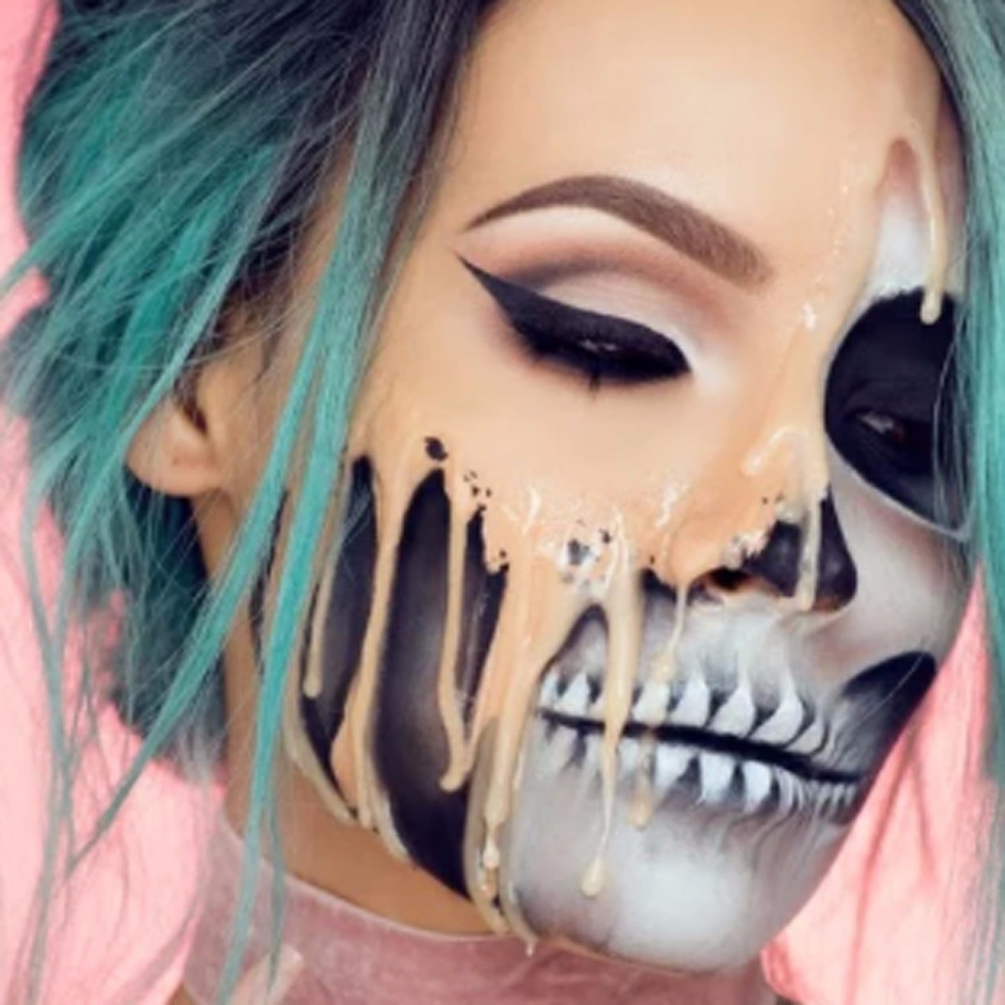 Desi Perkins Halloween Makeup Tutorials POPSUGAR Latina